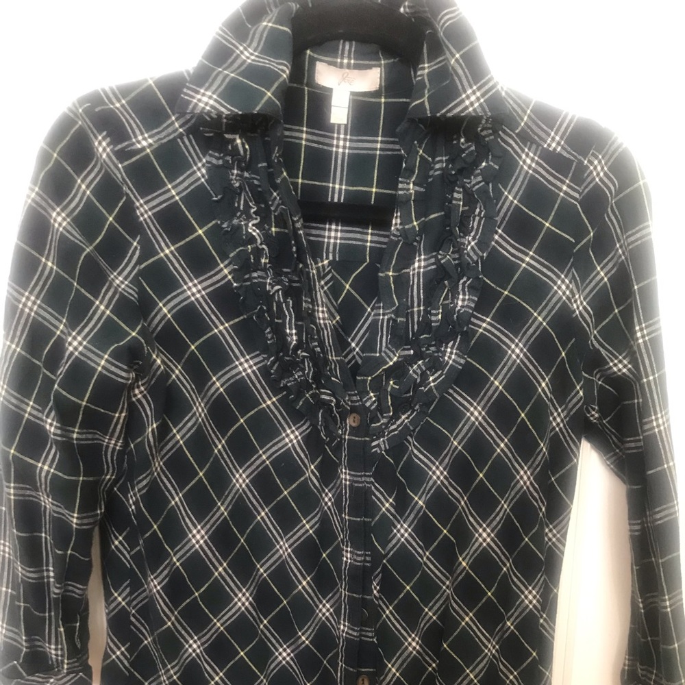 Joie flannel with ruffle detail